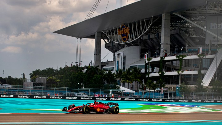 F1 Miami Grand Prix: Charles Leclerc takes inaugural pole position