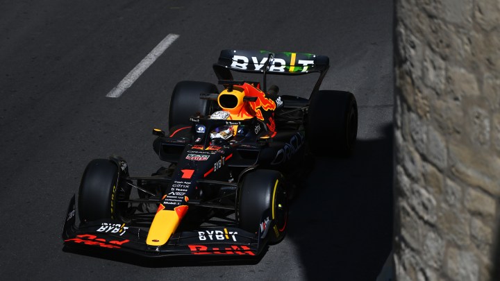 F1 Azerbaijan GP: Sergio Perez tops first practice in Baku
