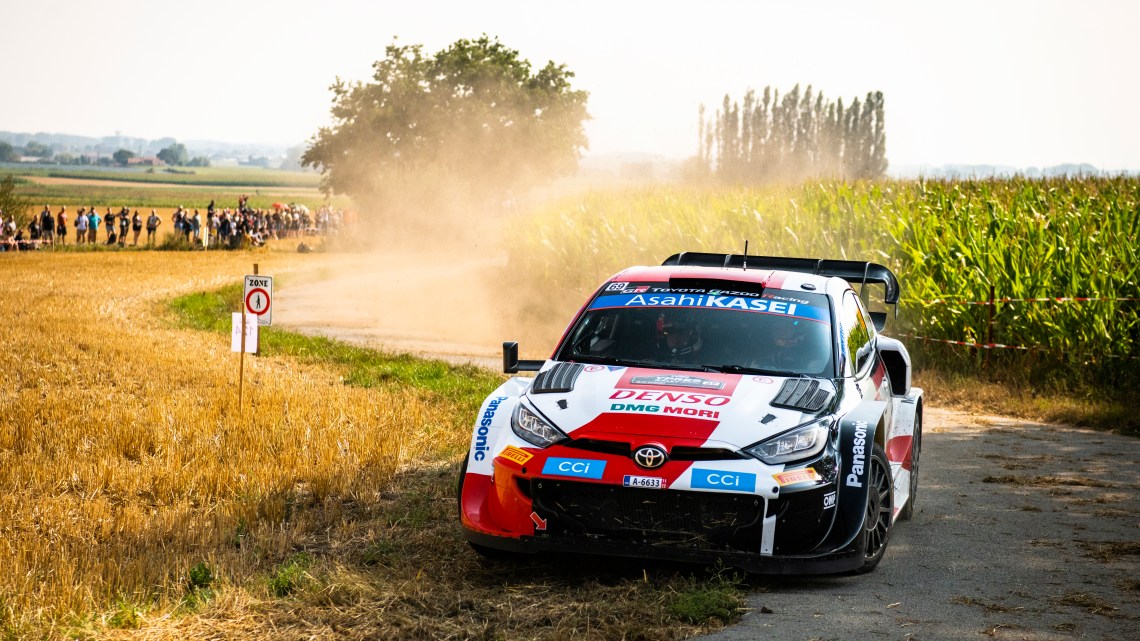 WRC Rally Belgium: Neuville leads as Rovanpera rolls out
