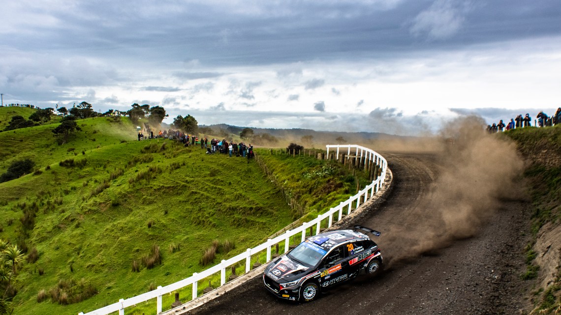 WRC2 Rally New Zealand: Paddon sets the pace in opening stage