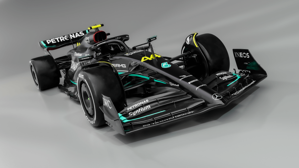 Mercedes unveil W14 as it returns to the black livery