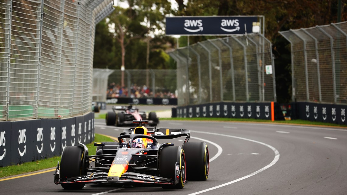 Australian GP: Verstappen leads down-under ahead of Hamilton and Perez