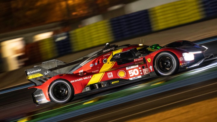 Le Mans 24 Hours: Porsche Penske leads as nightfall – and rain – descends