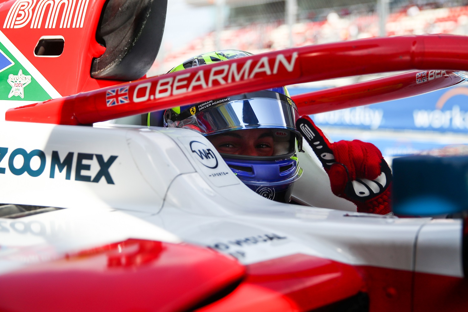 Spanish GP: Bearman cruises to feature race victory as Martins charges ...