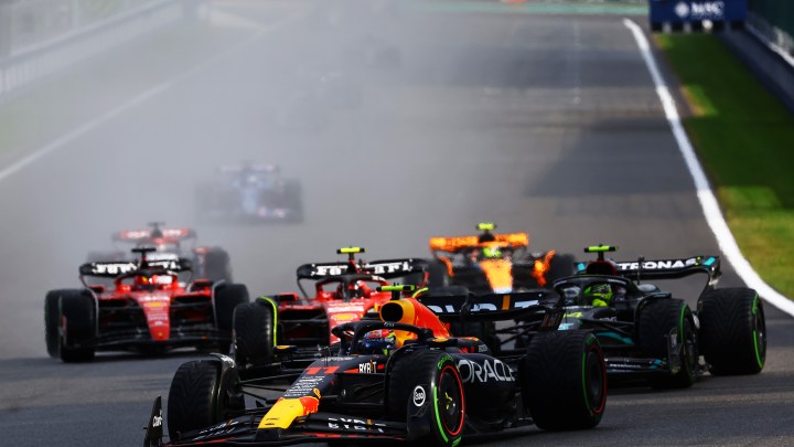 Verstappen regains lead from Piastri to secure Belgian GP Sprint Race