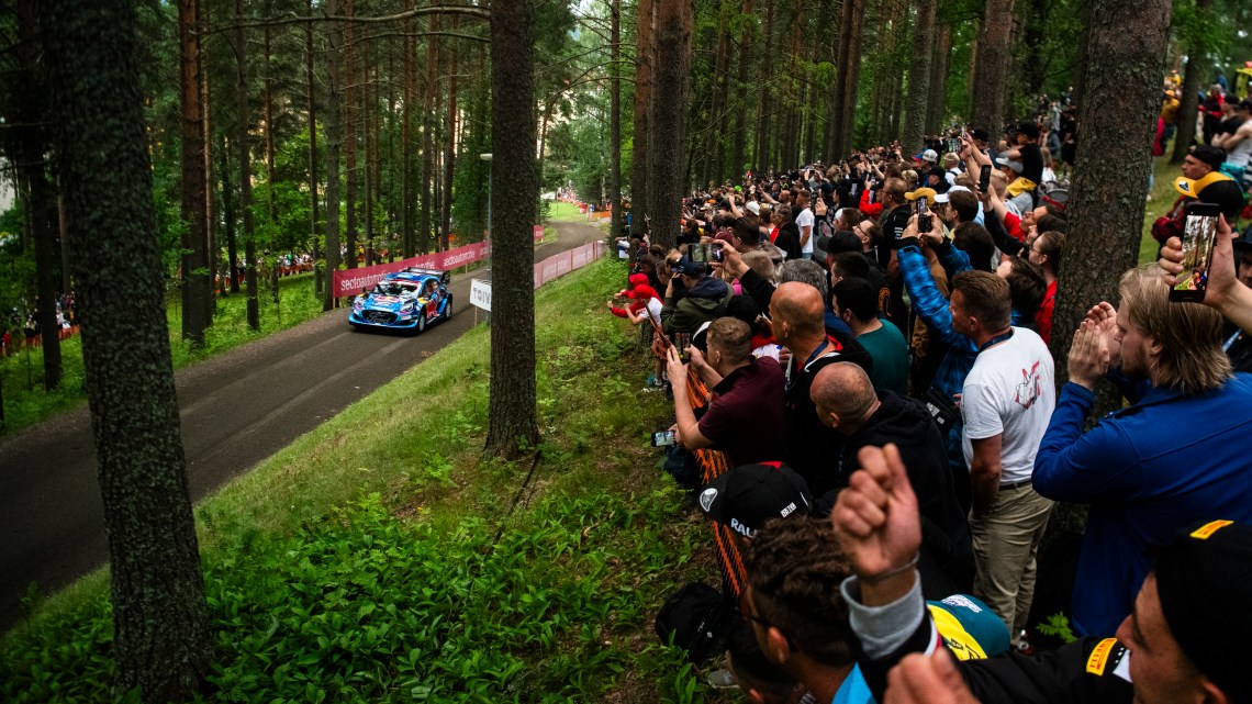Tanak fastest in WRC Rally Finland opener