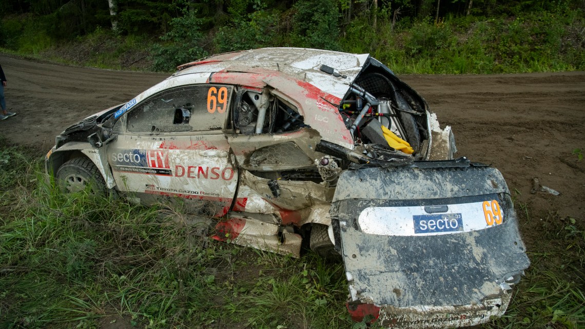Evans snatches WRC Rally Finland lead as Rovanpera rolls out