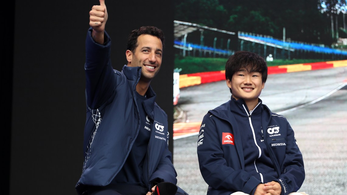 Alpha Tauri retain unchanged line up in Tsunoda and Ricciardo for 2024
