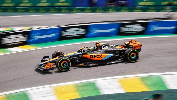 Brazil GP: Norris pips both Red Bulls to sprint pole as Ocon collides with Alonso