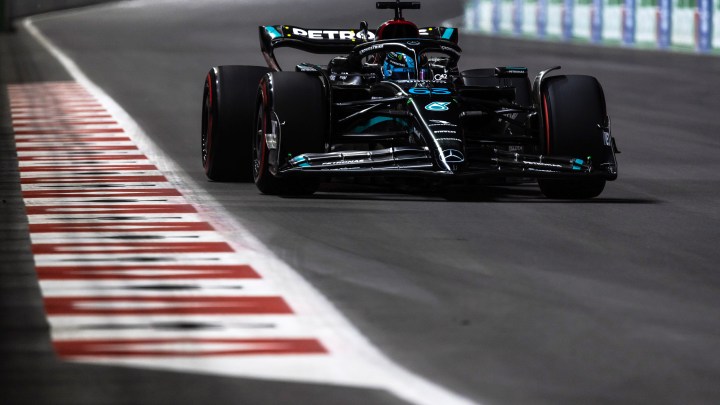 Russell leads Piastri and Sargeant in FP3 of Las Vegas GP