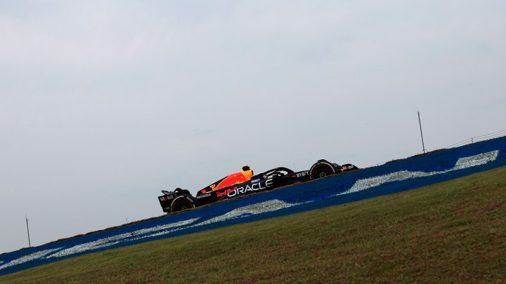 Brazil GP: Verstappen takes pole as bad weather ends qualifying early