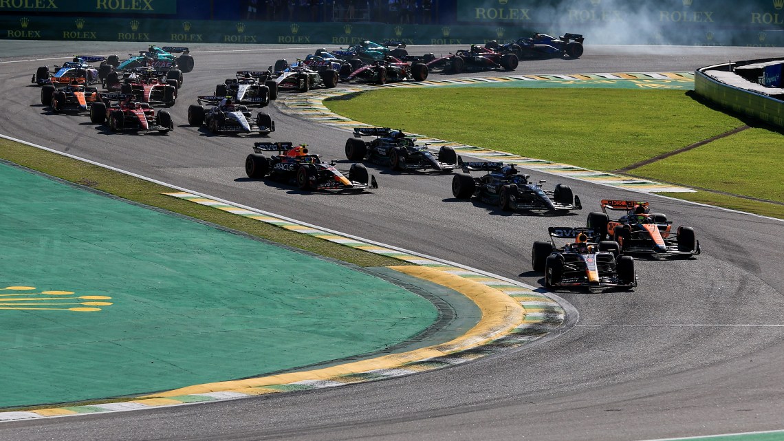 Brazil GP: Verstappen snatches sprint victory after opening move into turn one