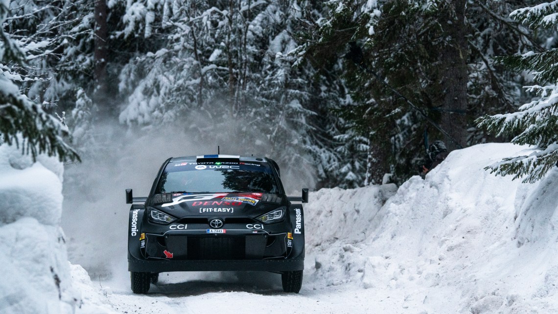 Rally Sweden 2024: Rovanpera returns to the top on opening day