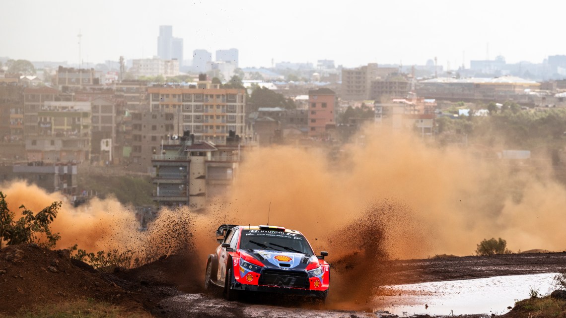Neuville takes early lead of 2024 Safari Rally Kenya