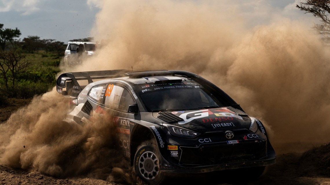 Kalle Rovanpera secures win dominantly at the Safari Rally Kenya