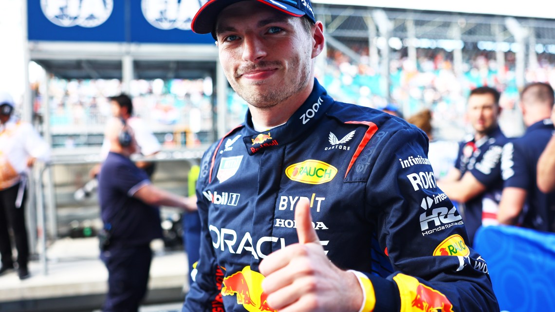 Verstappen claims Miami GP sprint pole as Norris falters
