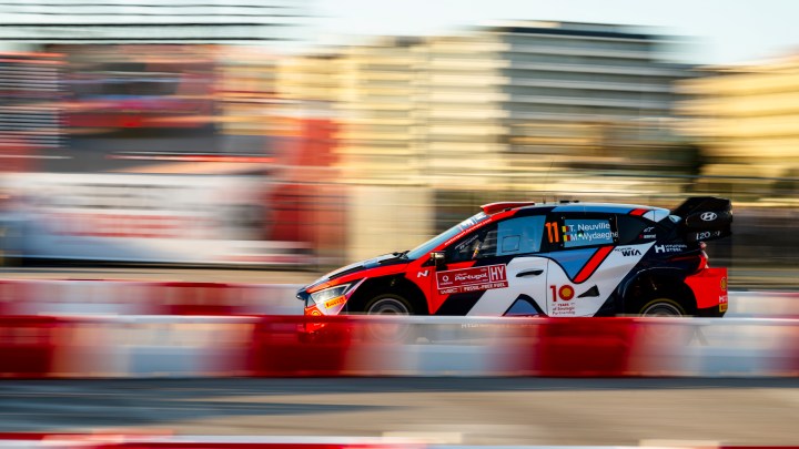 Neuville takes the opening WRC stage win in 2024 Rally de Portugal