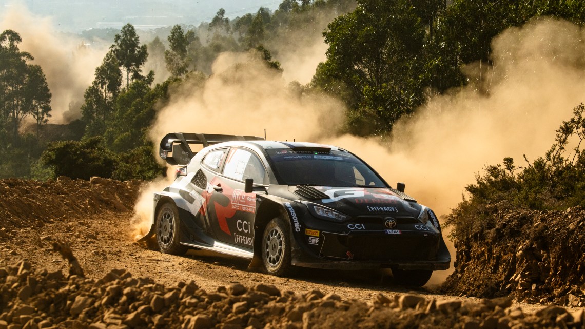 Ogier leads as Rovanpera crashes in WRC Rally de Portugal