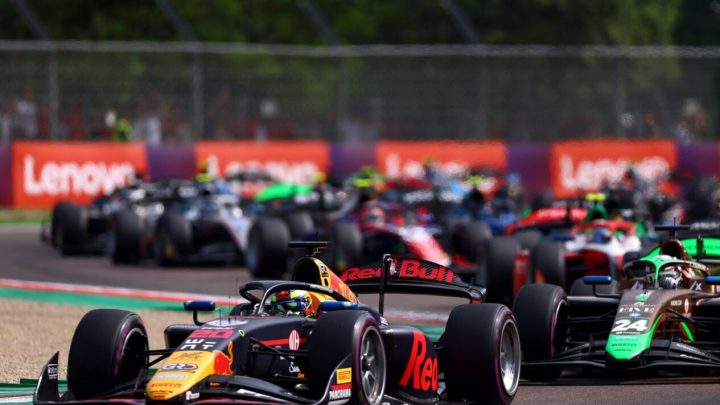 Hadjar defends from Bortoleto to secure F2 victory in Emilia-Romagna Feature race