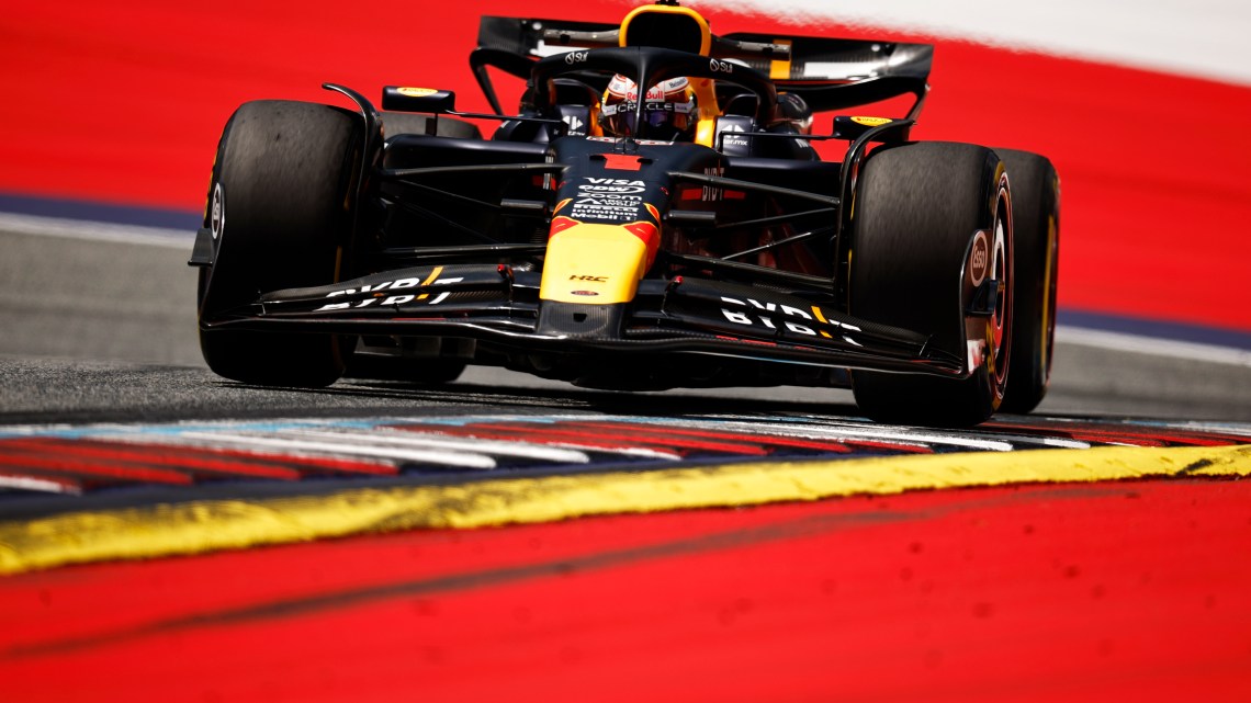 Verstappen fastest in sole Austrian GP practice despite red flag