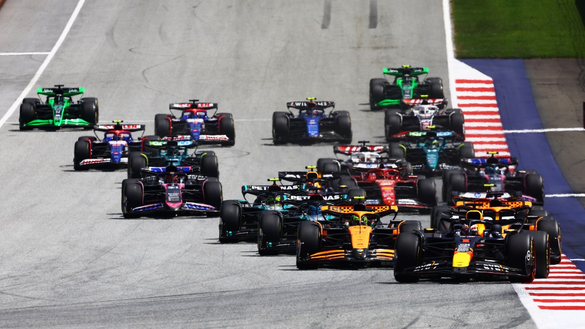 Verstappen holds off McLarens to secure Austrian GP Sprint win