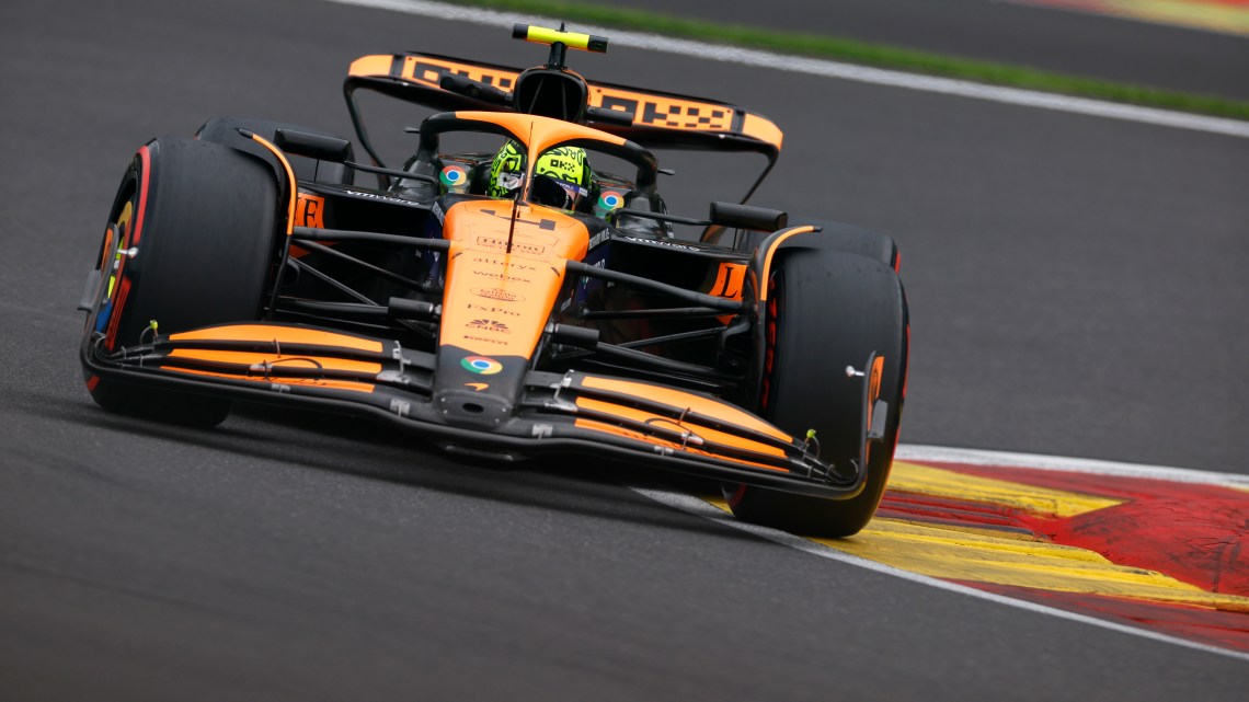 McLaren lead the way in F1 Belgian GP FP2