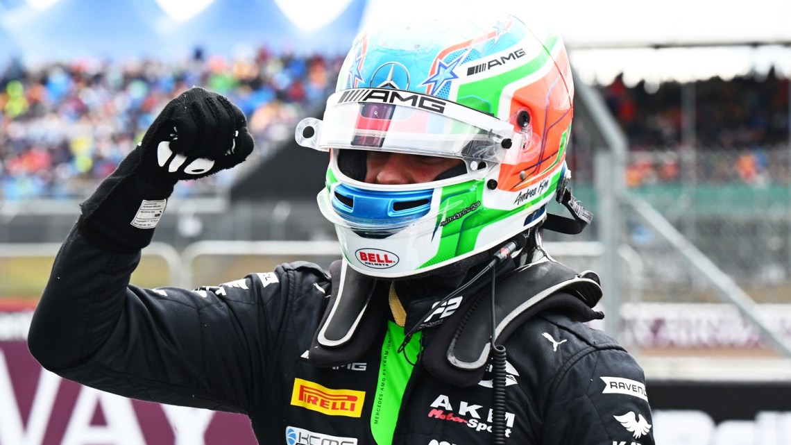 Antonelli proves he delivers following maiden F2 win in soaking conditions