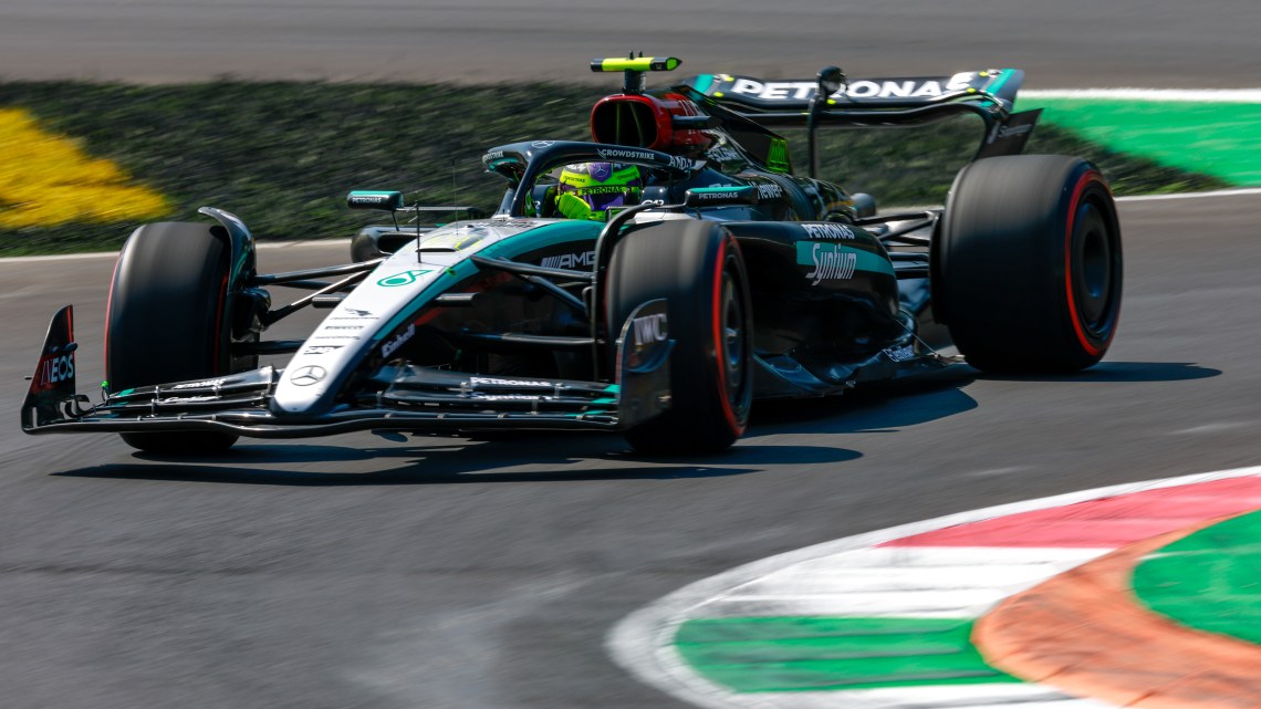 Hamilton quickest in Italian GP FP2 after Magnussen crash