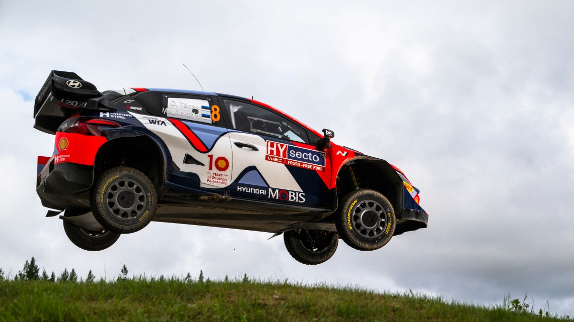 Tänak and Järveoja out of Rally Finland after SS3 crash