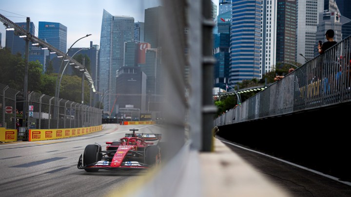 Leclerc pips Norris with fastest FP1 time at F1 Singapore GP