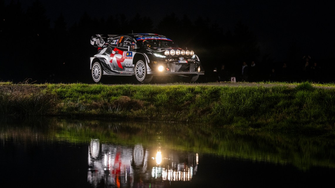 Ogier takes opening overnight lead in WRC Central European Rally