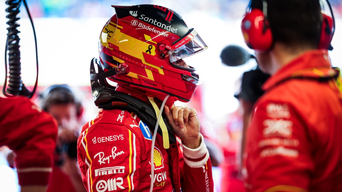 Sainz to start from pit lane for Brazil GP after qualifying crash