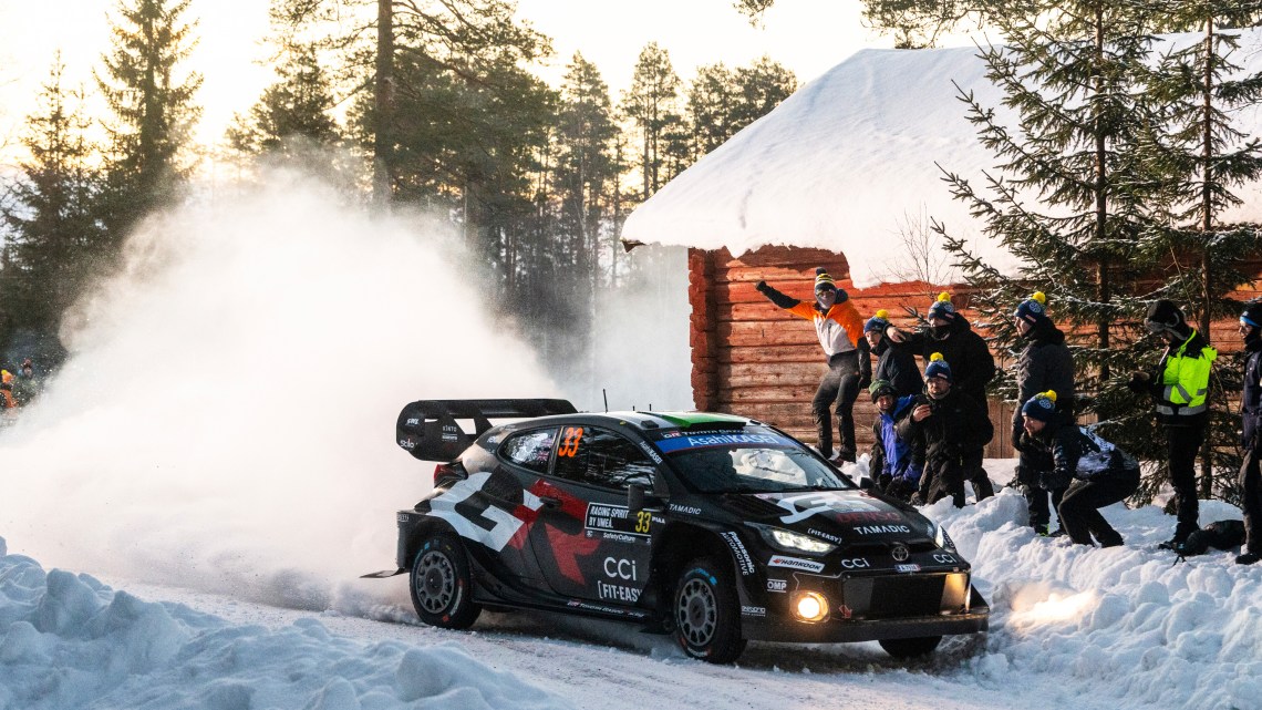 Elfyn Evans holds off Takamoto Katsuta to win 2025 WRC Sweden