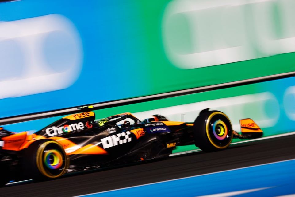 Lando Norris leads McLaren in final practice at F1 Saudi Arabian GP