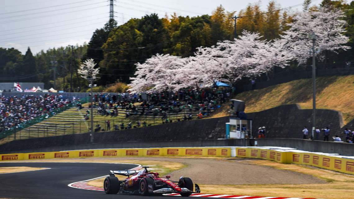 How does the grid line up at 2025 F1 Japan GP?