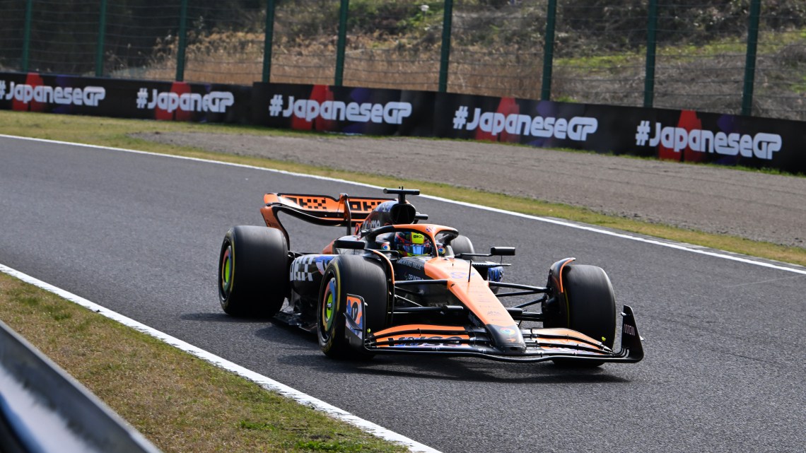 Piastri top of FP2 in disrupted session at Japan GP