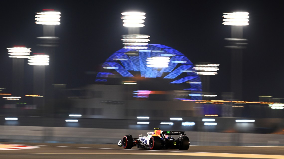 F1 Bahrain GP grid positions with penalties applied