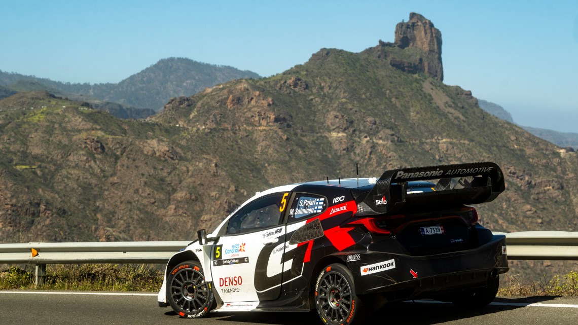 Pajari crashes on penultimate Saturday stage in WRC Rally Islas Canarias
