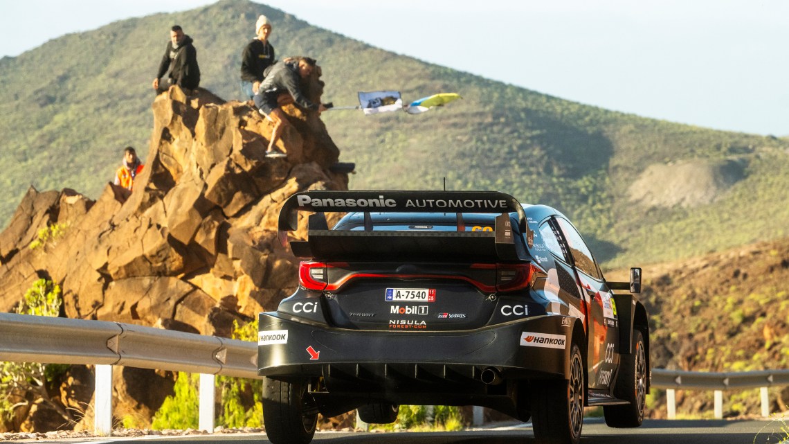 Rovanpera wins WRC Rally Islas Canarias ahead of Ogier and Evans