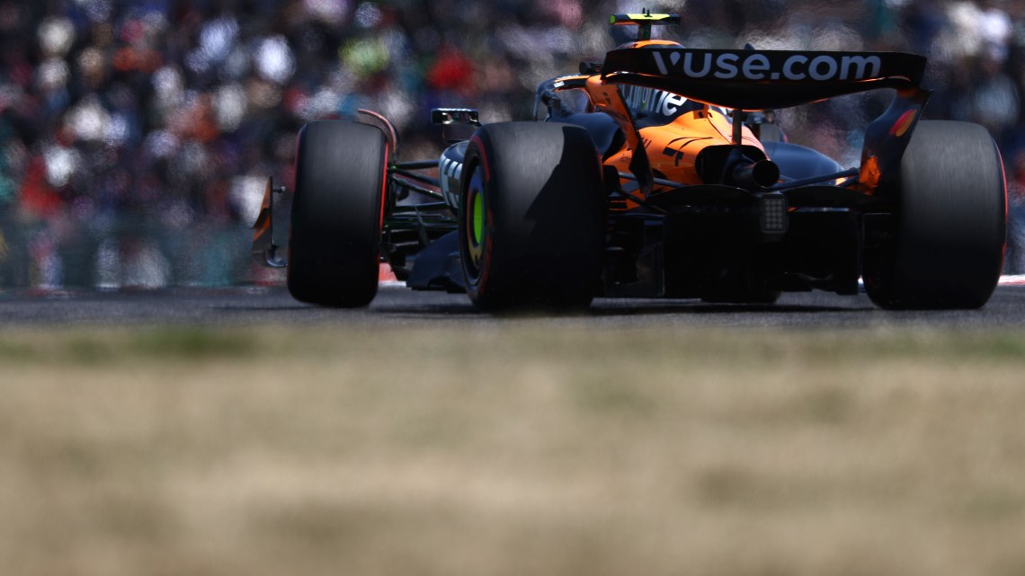 Norris fastest in final practice of Japan GP despite grass fires