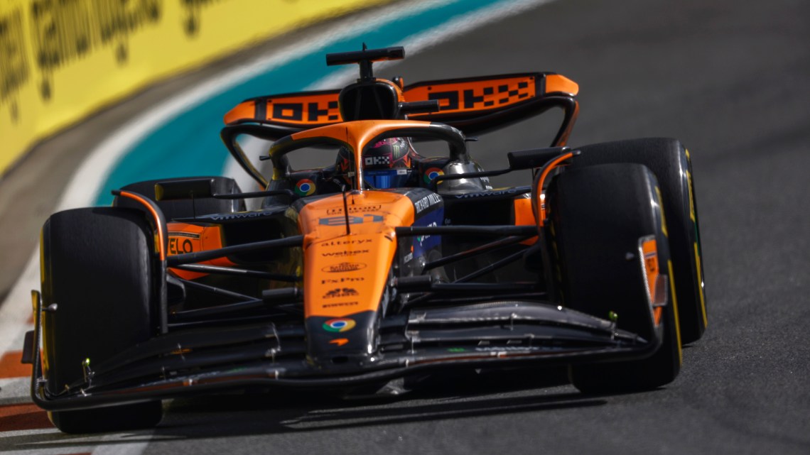 Piastri lead dominant McLaren 1-2 at F1 Miami GP