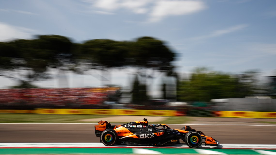 Piastri fastest as Hadjar crashes in Emilia-Romagna GP FP2