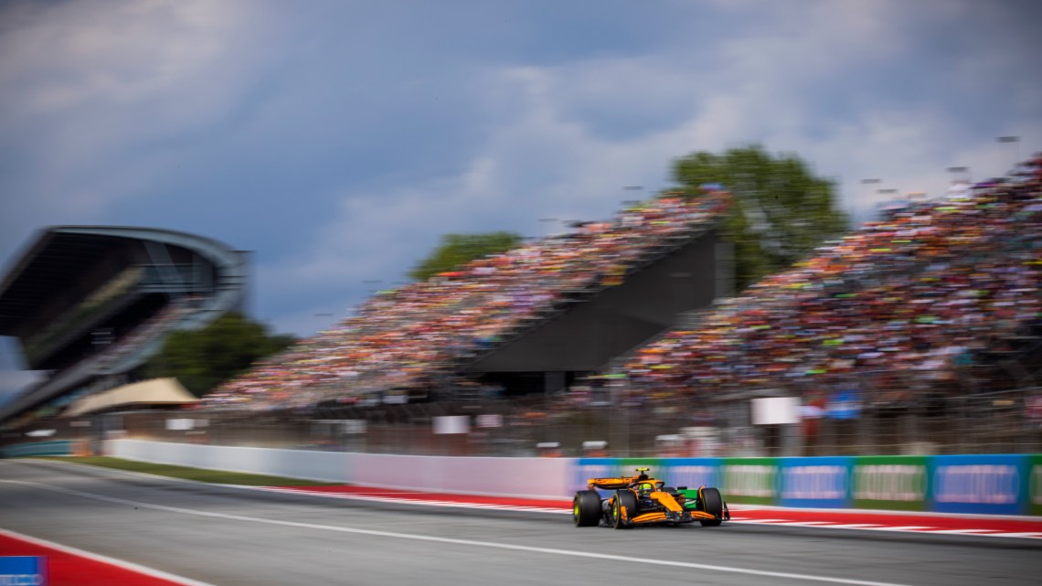 Lando Norris tops Spanish GP FP1 ahead of Max Verstappen