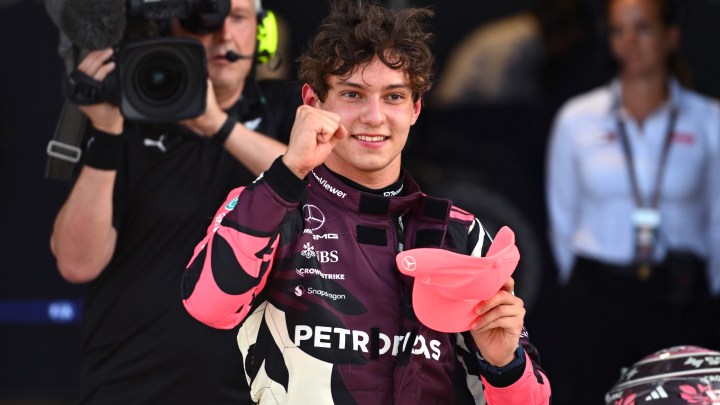 Kimi Antonelli takes surprise pole position for Miami GP Sprint