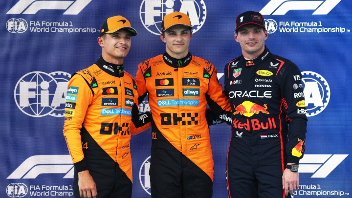 Oscar Piastri leads McLaren front-row for Spanish GP