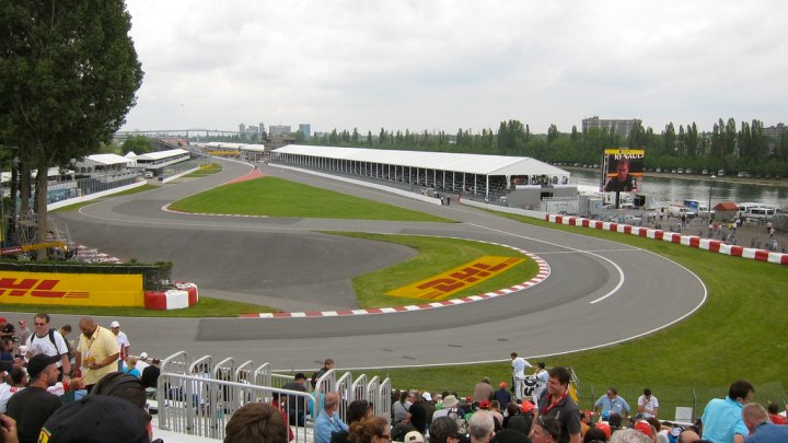 George Russell fastest in F1 Canada GP FP2 as Stroll clips wall