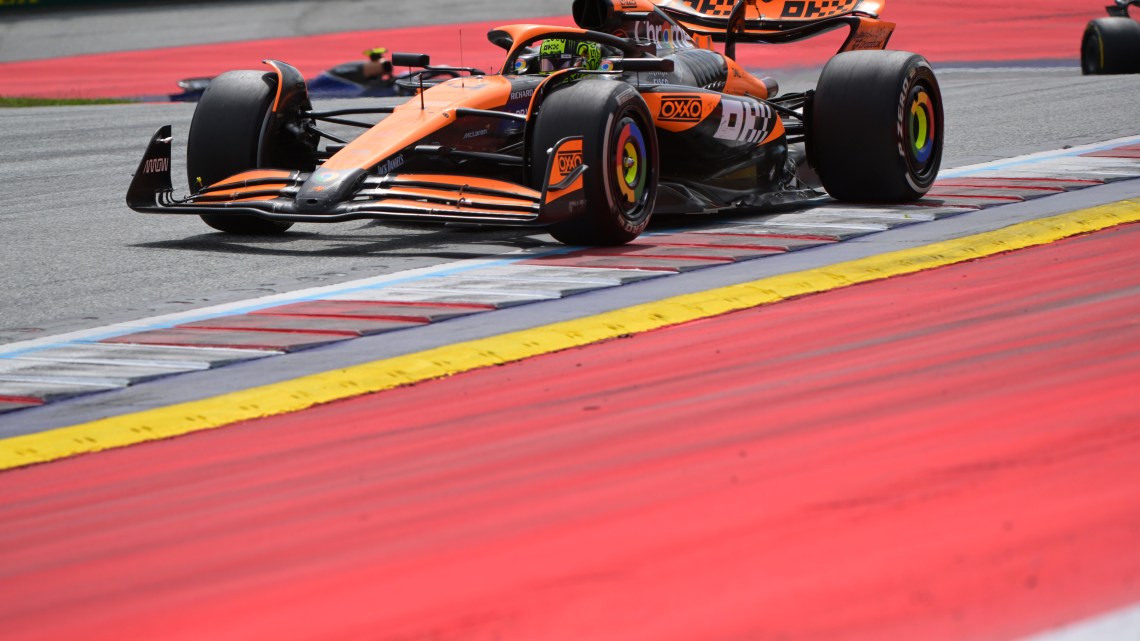 Lando Norris leads McLaren 1-2 at Austrian GP