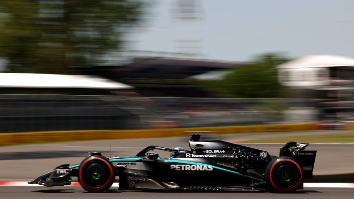 George Russell secures Canada GP win as McLaren’s collide