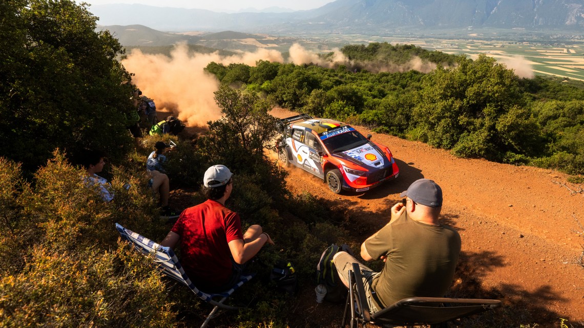 Neuville and Katsuta fastest in Rally Greece shakedown test