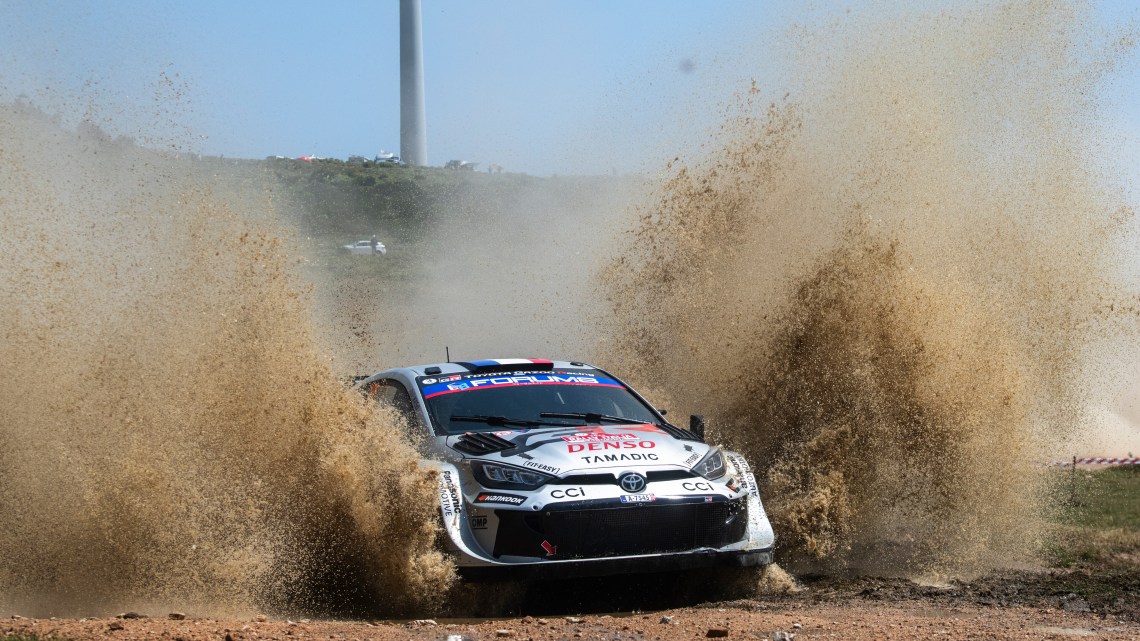 Notional time gives Ogier WRC Rally Italia Sardegna morning lead